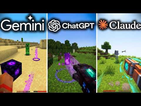 ChatGPT vs Gemini vs Claude Making a Minecraft Add-On From Scratch