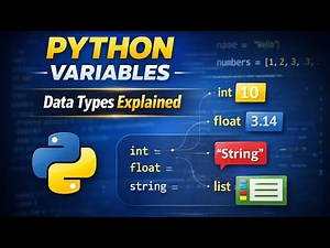 Python Variables & Data Types Explained | Python for Beginners