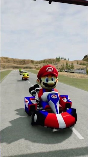gummy bear & super mario & mcqueen & matr vs sledge hamer in beamNG.drive