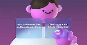 At some point, we all let our Macs turn into a dumpster full of old downloads & ancient files. Are you guilty of it too? 🤭 Luckily, with CleanMyMac X, it’s easier to keep your Mac organized & optimized! 😎 | CleanMyMac