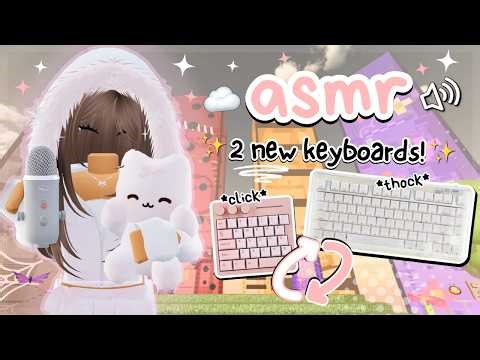 roblox asmr 🌙 I SWITCH KEYBOARDS EVERY TOWER... [cute critters tower]