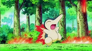 Pokemon - Ash's Cyndaquil evolves into Quilava ! - video Dailymotion