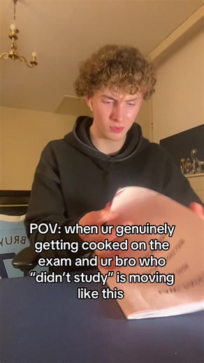 POV: Getting Cooked During Exams with Your Bro