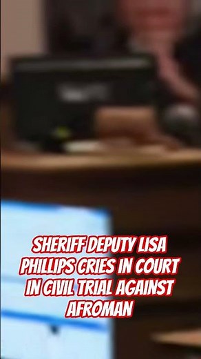 Sheriff Lisa Cries as Licc Em Low Lisa Video is played in Court- Afroman trial