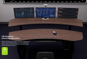 [Hot Item] Ergonomic Computer Desk Design Control Room Data Center Lift Desk Emergency Console