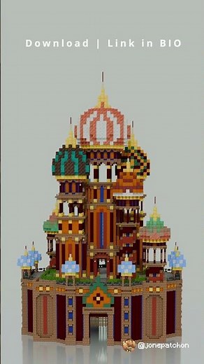 Nutcracker Palace 360 rotation | Minecraft #minecraft #minecraftshorts #minecrafttutorial #short