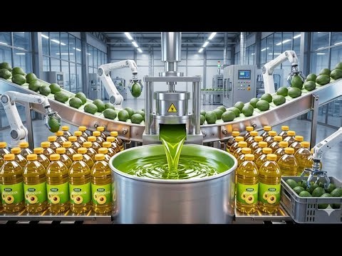Inside a modern avocado processing plant: from avocado to table (Full Process)