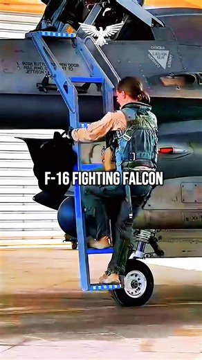 F-16 Pre-Flight Operations: USAF Female Pilot 🇺🇸 #Shorts