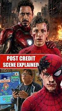 Spider man brand new day post credit scene explain 🔥 #shorts