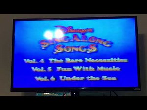 Short 1990 Disney’s Sing Along Songs Promo (Volumes 1-6) With No Music