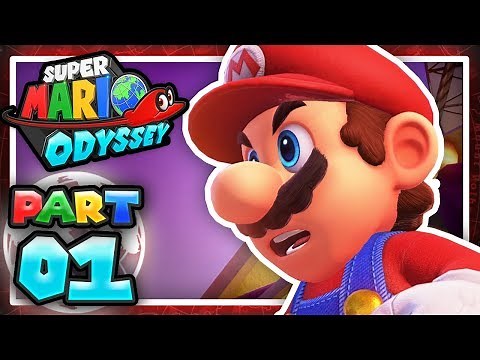 Super Mario Odyssey: Part 1 - Cap and Cascade Kingdom! 100% (Let's Play)