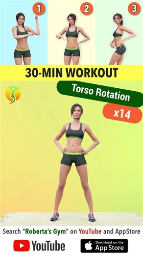 30-Min #abs , #upperbody and #lowerbody #sweatsession #workout ⁨‪@RobertasGym‬ #homeworkout