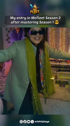 Srishti Mishra on Instagram: "😎✨ . . . . . #srishtiplayz #explore #fyp #mcfleet #foryoupage"