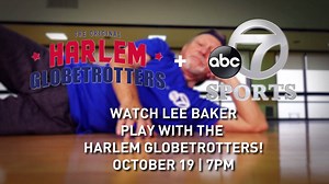 Watch Amarillo's favorite sportscaster, Lee Baker, show the Globetrotters how it's done! | ABC 7 Amarillo