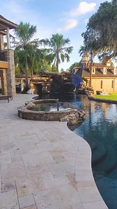 This home and pool are insanely huge. At Lucas Lagoons, transforming backyards into a total paradise and creating mesmerizing custom pools is simply part of the job for our passionate team. #insanepools #lucaslagoons #poolbuilder #poolside #poolparty #grotto #backyard #luxuryhomes #poolday #dreamhome | Lucas Lagoons Design
