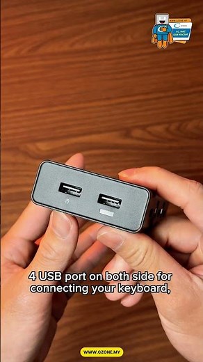 Control 2 Computers with a Single Setup. #czone #kvm #switchbox #ugreen #unboxing