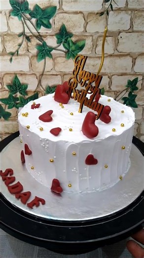 new birthday cake design 😍 DN CAKE WALA #shorts#