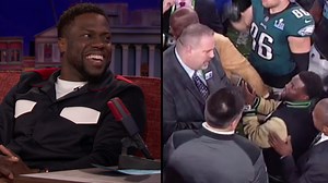 Kevin Hart shares the play-by-play on his pursuit to hold the #SuperBowl trophy. #CONAN | Team Coco