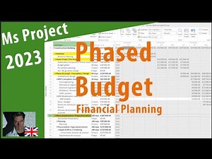 #104 Ms Project 2023 ● Phased Budget ● Financial Planning