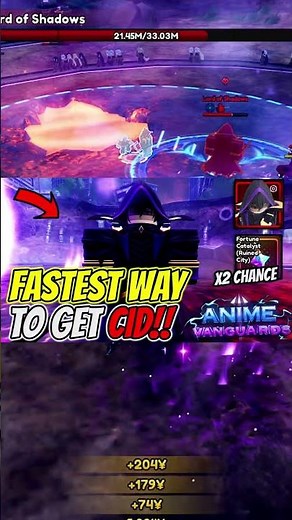 How I Finally Got Cid In Anime Vanguards Update 5.5!! #youtubeshorts #animevanguards #roblox