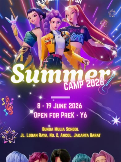 🌞 BMS SUMMER CAMP 2026 IS HERE! 🎉 Looking for a fun, active, and meaningful holiday program for your child? Join our 2-week Summer Camp filled with exciting activities, new friendships, and unforgettable experiences! ✨ Program Highlights: * K-Pop Festival & themed activities * Field trips to Playtopia * Art, sports, music & games * Hands-on creative workshops by Essential Skills 📅 8–19 June 2026 ⏰ 08.00 – 14.00 👧 Open for PreK – Year 6 💰 IDR 2,800,000 / child (5% sibling discount available)
