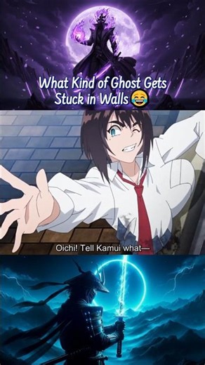 Ghost Got Wall‑Locked😂| KAMUI: He's Behind You | #anime #animeshorts #animeedit #shorts #viral #fyp