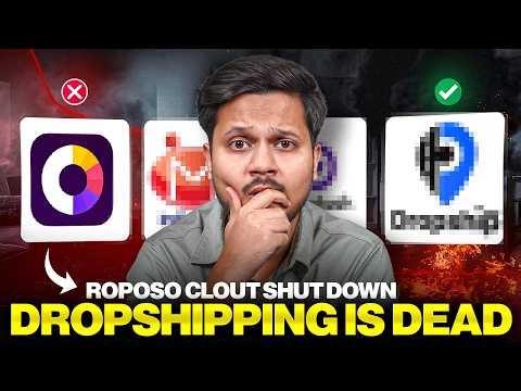 Indian Dropshipping is DEAD 😨 | Roposo Clout Shut Down | 4 Best Roposo Clout Alternative