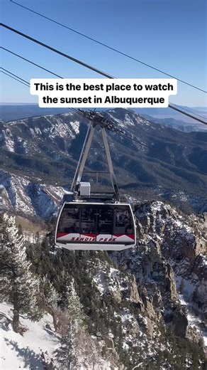 This sunset in Albuquerque blew me away! The Sandia Peak Tramway is the longest aerial tram in the Americas and has the world’s third longest single span. You’ll need to buy your tickets in advance, and check their website because it sometimes closes due to high winds or other bad weather. At the top, there are hiking trails (still very snow-covered during my recent visit) and a restaurant! It’s also MUCH colder at the top, make sure to bring warm layers. We rode down during sunset and it was be