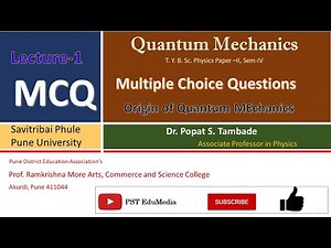 MCQ on Quantum Mechanics | Origin of Quantum Mech. | IIT JAM Physics | B. Sc. Physics | NET Physis