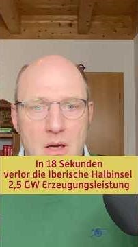 12:32:57 Uhr, Granada. Ein Transformator schützt sich vor Überspannung und schaltet ab.