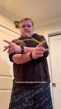 Tutorial on the yoyo trick kwyjibo using the @magicyoyoglobal @magicyoyo_official n11