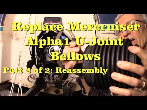 Change Mercruiser Alpha1 U-Joint Bellows - Part 2 Installation