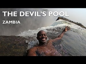 Swimming in the Most Dangerous Pool in the WORLD! (Devil's Pool Zambia)