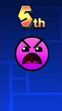 The Most And Least Popular Faces In Geometry Dash #geometrydash #ranking #gd