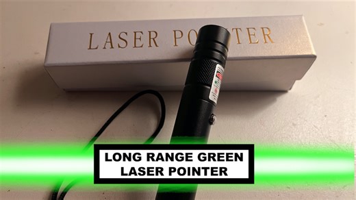 Watch Long Range Green Laser Pointer  on Amazon Live