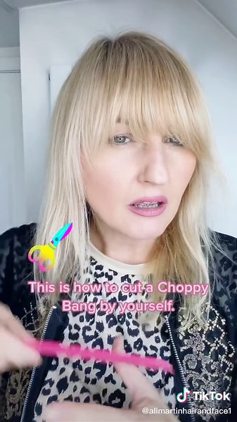 DIY Choppy Bangs Tutorial - How to Cut Stylish Fringe at Home