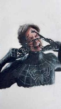 Symbiote Spider-Man drawing easy #viral #fyp #art #drawing #spiderman #symbiotespiderman #symbiote