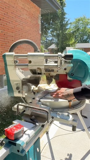 How to #baseboard #makita #cutting #trim #casing #waterline #mitersaw