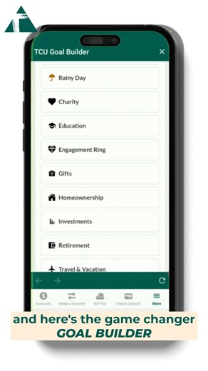 October 31st is WORLD SAVINGS DAY 🌎💲Jump start your savings goals with Goal Builder inside TCU online and mobile banking! For more savings tips and resources, visit triangleuniversity.org | Triangle Credit Union