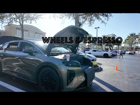 My Lucid Gravity @ Wheels & Espresso