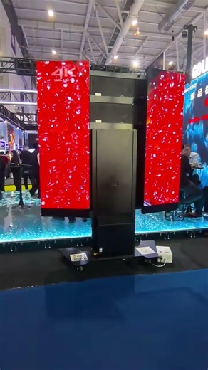 Indoor folding and lifting conference all-in-one machine HD LED display#ledscreen#advertise#flexible