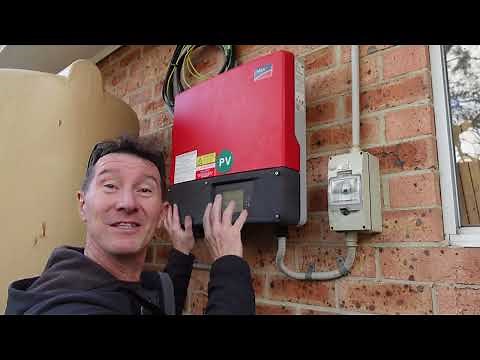 Sunny Boy Solar Inverter Removal