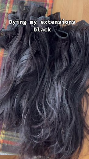 DIY Hair Dye Extensions Tutorial