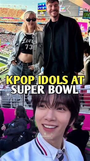 Kpop Idol At Super Bowl #Rosé #Blackpink #Joshua#kpop #kpopupdates #kpoptiktok