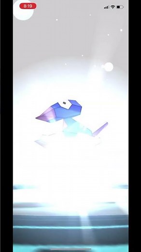 Shiny Porygon Evolution into Porygon2! #shinypokemon #pokemon #pokemongo #shiny