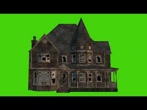 ☠️ Haunted House Green Screen Footage 4K UHD