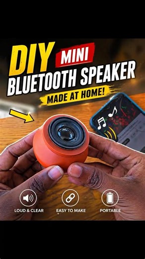 DIY Mini Bluetooth Speaker 🔊 | Ghar Pe Banaya Powerful Speaker (Step-by-Step) #diy #howtomake