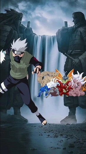 Kakashi VS TAIL Beast | #naruto #anime #kakashi #madara