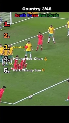SOUTH KOREA Best GOALS☯️