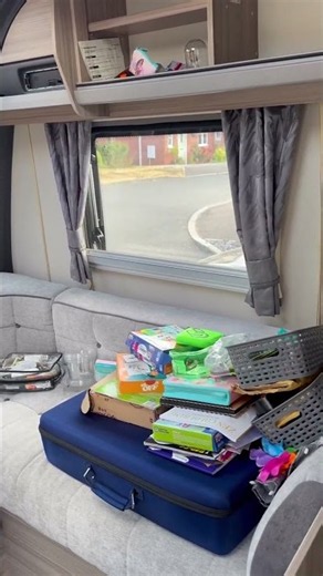 Trying To Clean & Reset Our Caravan! (Complete Packing Chaos!) #shorts #CaravanLife #TouringCaravan